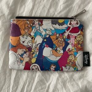 Disney Beauty and the Beast Zipper Pouch